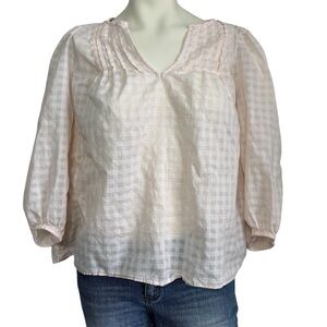 GAP light pink blouse